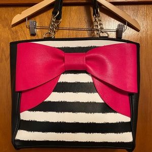 Betsey Johnson Pink Bow Purse